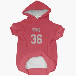 Chicago White Sox Drew Romo Red Pet Hoodie for Dog & Cat