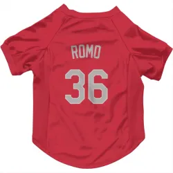 Chicago White Sox Drew Romo Red Pet Jersey for Dog & Cat