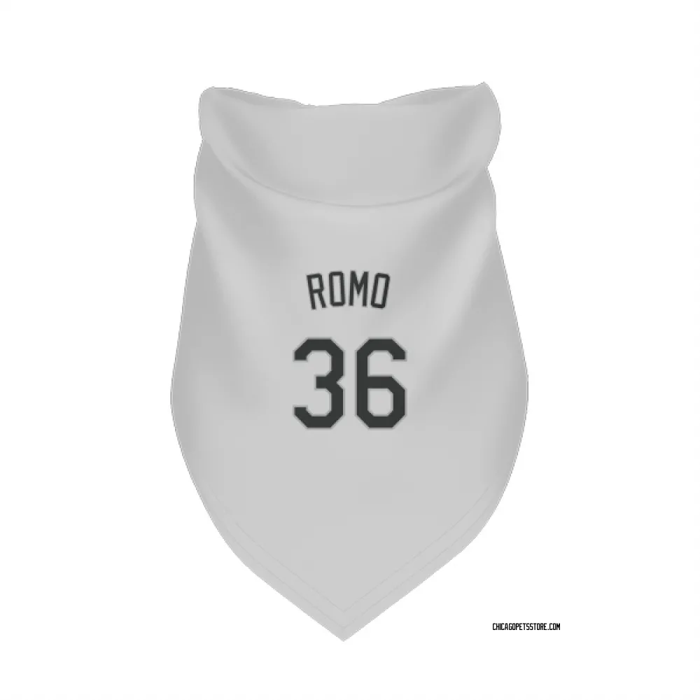 Chicago White Sox Drew Romo White Pet Bandana for Dog & Cat