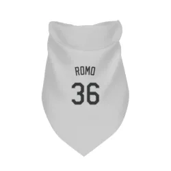 Chicago White Sox Drew Romo White Pet Bandana for Dog & Cat