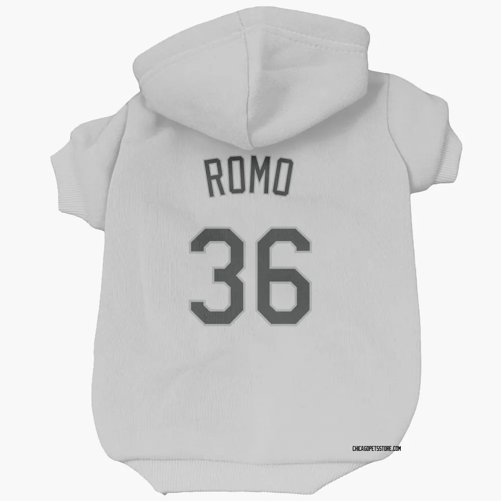 Chicago White Sox Drew Romo White Pet Hoodie for Dog & Cat
