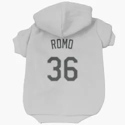 Chicago White Sox Drew Romo White Pet Hoodie for Dog & Cat