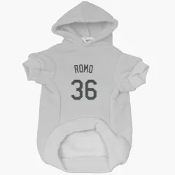 Chicago White Sox Drew Romo White Pet Hoodie for Dog & Cat
