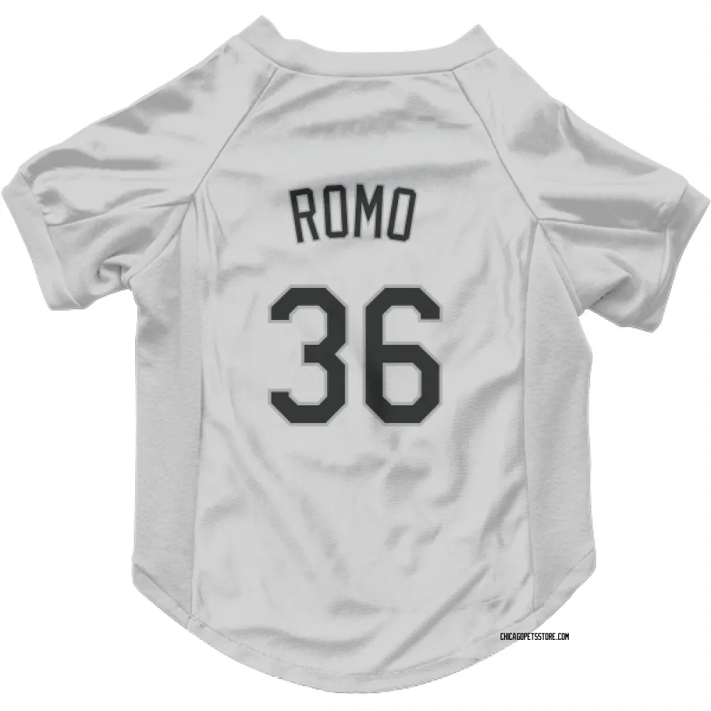 Chicago White Sox Drew Romo White Pet Jersey for Dog & Cat