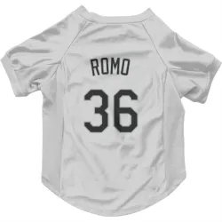 Chicago White Sox Drew Romo White Pet Jersey for Dog & Cat