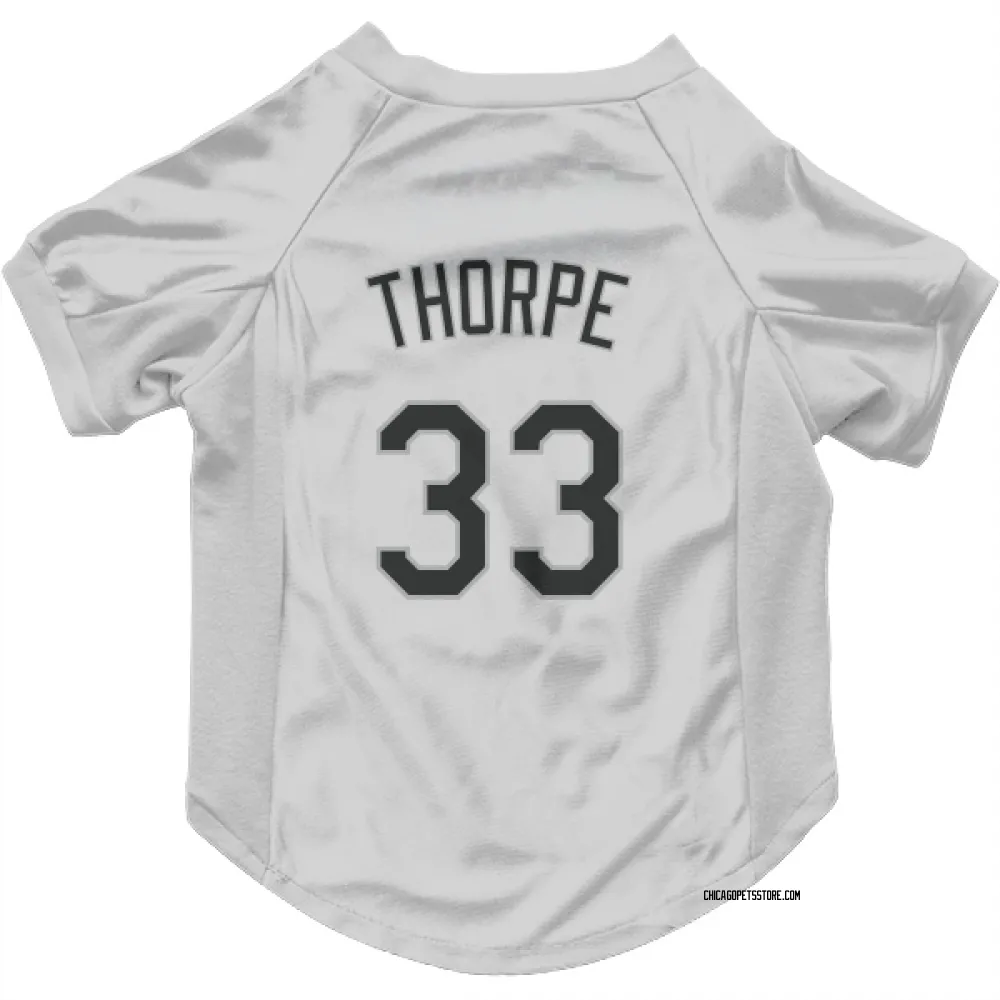 Chicago White Sox Drew Thorpe White Pet Jersey for Dog & Cat