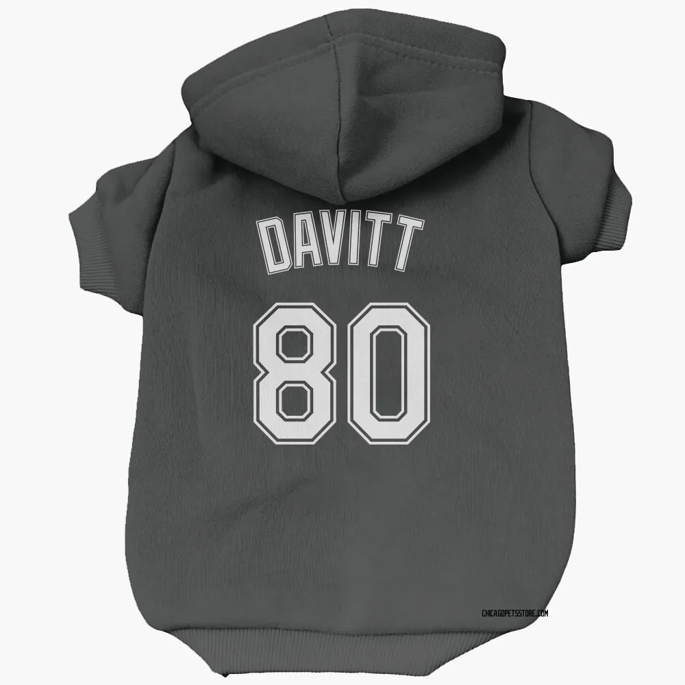 Chicago White Sox Duncan Davitt Black Pet Hoodie for Dog & Cat