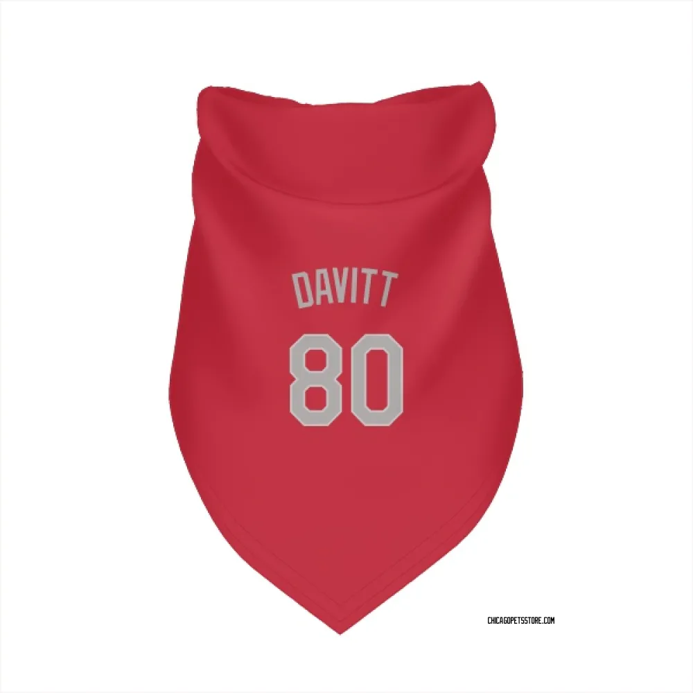 Chicago White Sox Duncan Davitt Red Pet Bandana for Dog & Cat