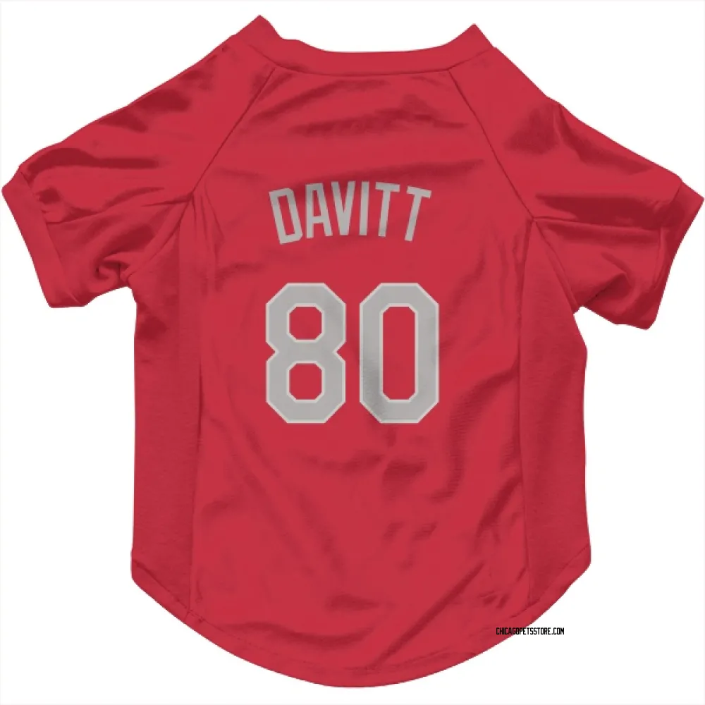 Chicago White Sox Duncan Davitt Red Pet Jersey for Dog & Cat