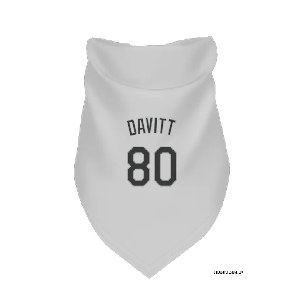 Chicago White Sox Duncan Davitt White Pet Bandana for Dog & Cat
