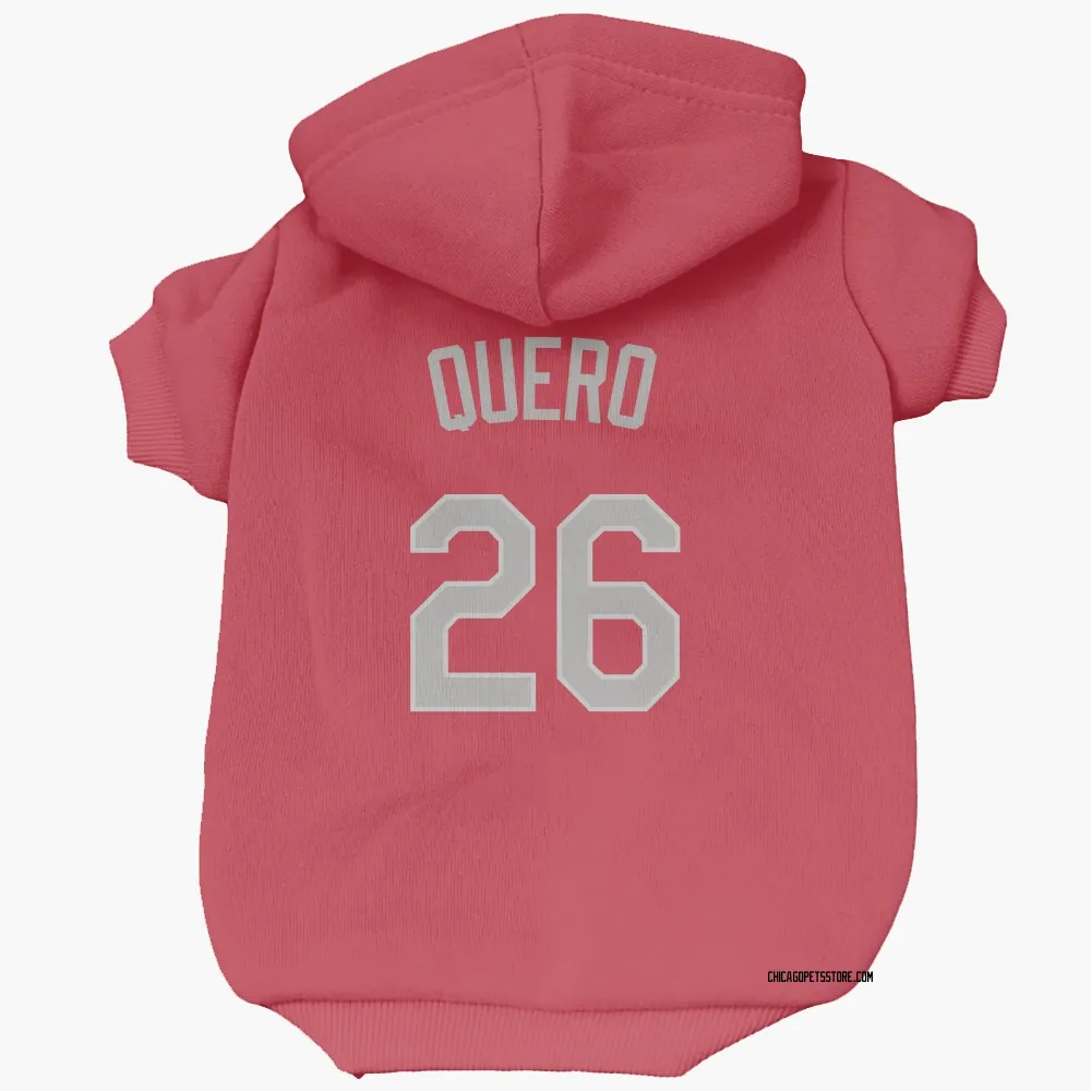 Chicago White Sox Edgar Quero Red Pet Hoodie for Dog & Cat
