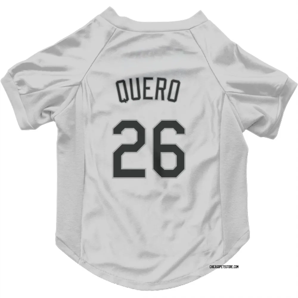 Chicago White Sox Edgar Quero White Pet Jersey for Dog & Cat