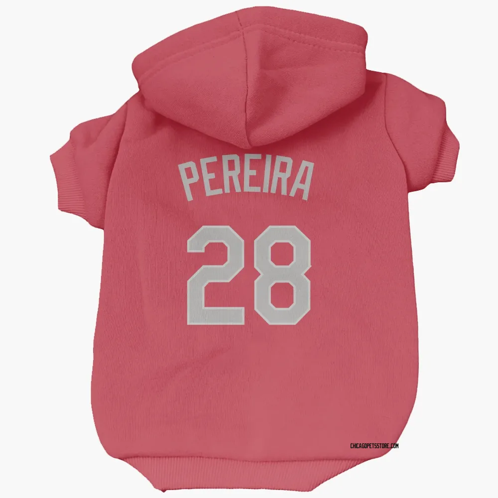 Chicago White Sox Everson Pereira Red Pet Hoodie for Dog & Cat