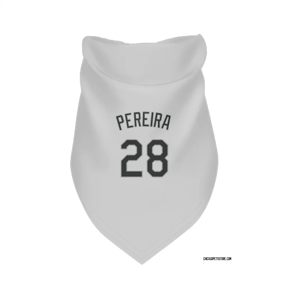 Chicago White Sox Everson Pereira White Pet Bandana for Dog & Cat