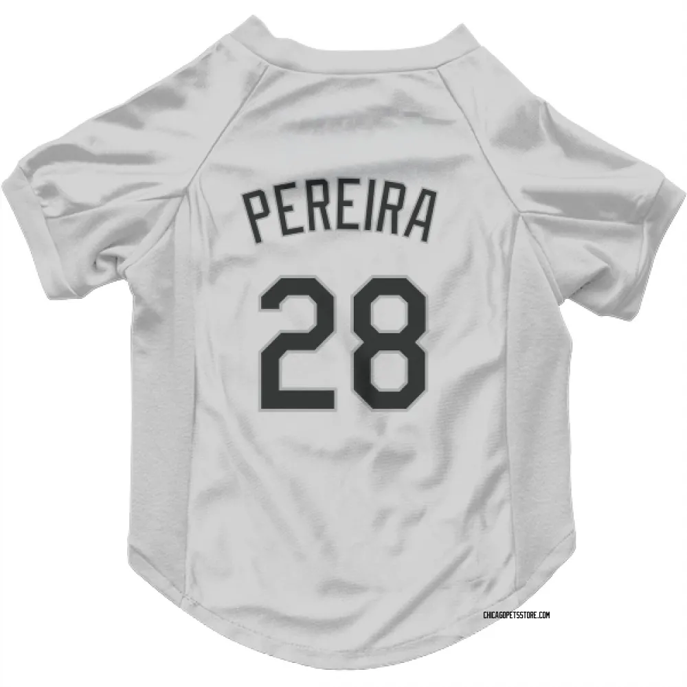 Chicago White Sox Everson Pereira White Pet Jersey for Dog & Cat