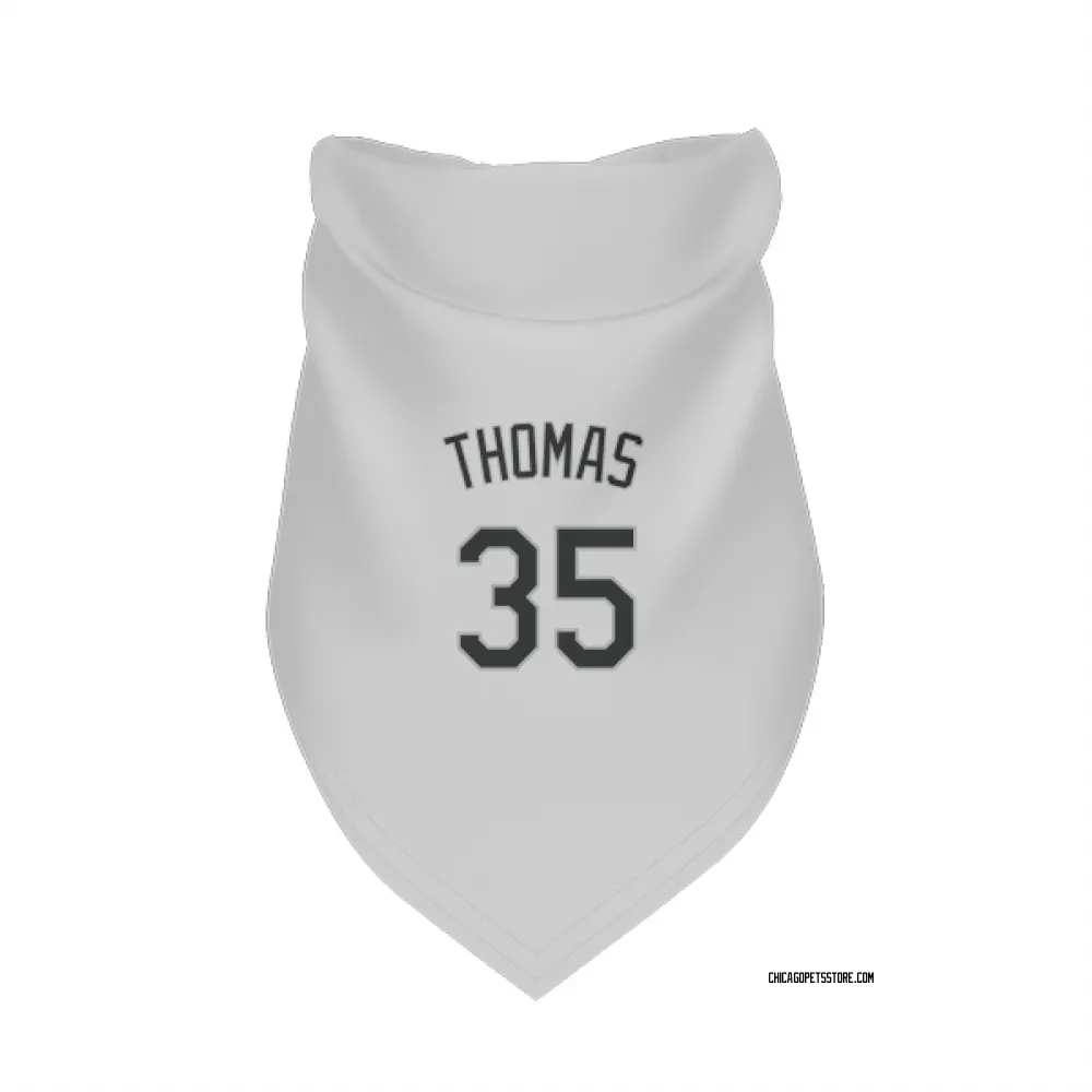 Chicago White Sox Frank Thomas White Pet Bandana for Dog & Cat