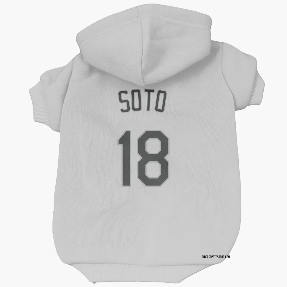 Chicago White Sox Geovany Soto White Pet Hoodie for Dog & Cat