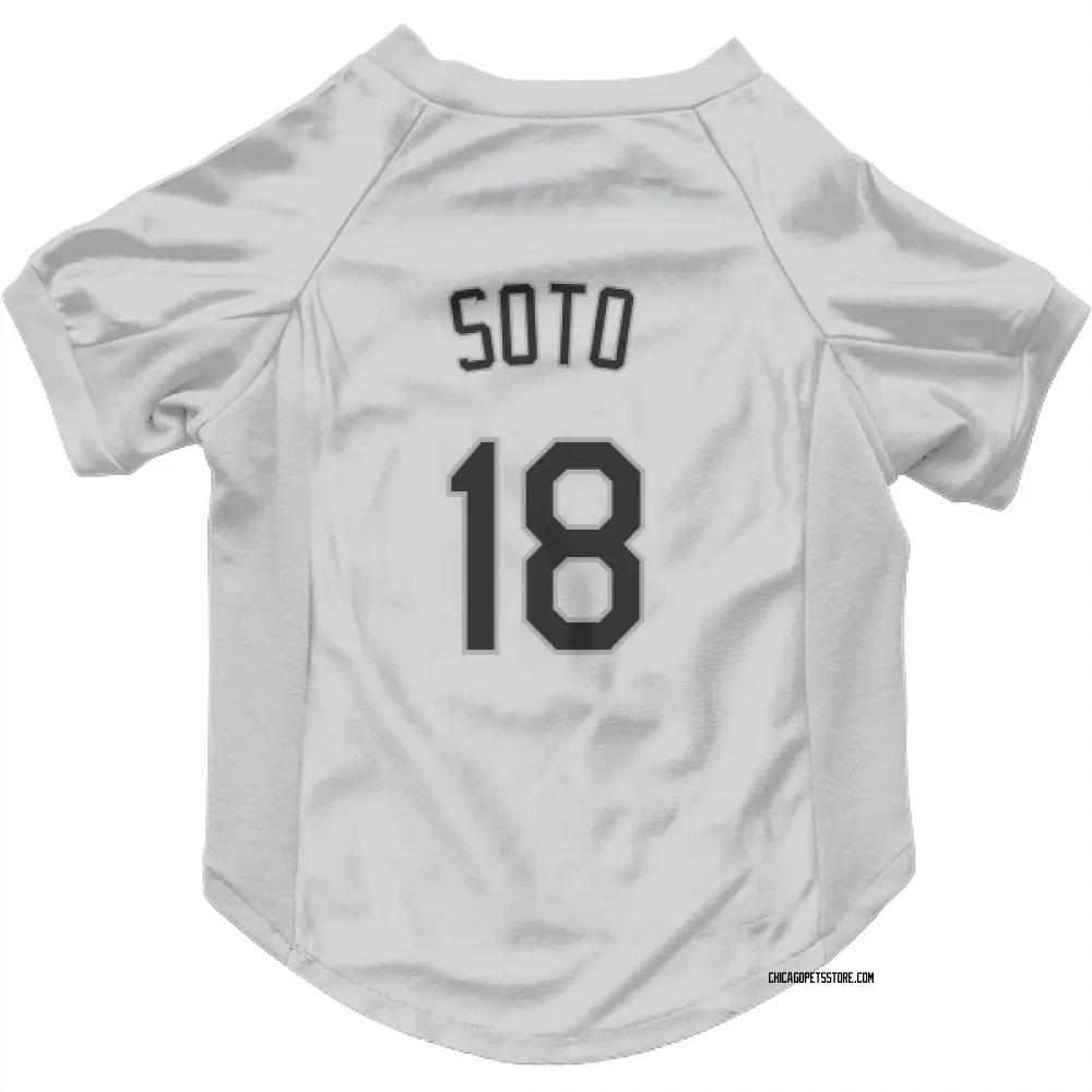 Chicago White Sox Geovany Soto White Pet Jersey for Dog & Cat