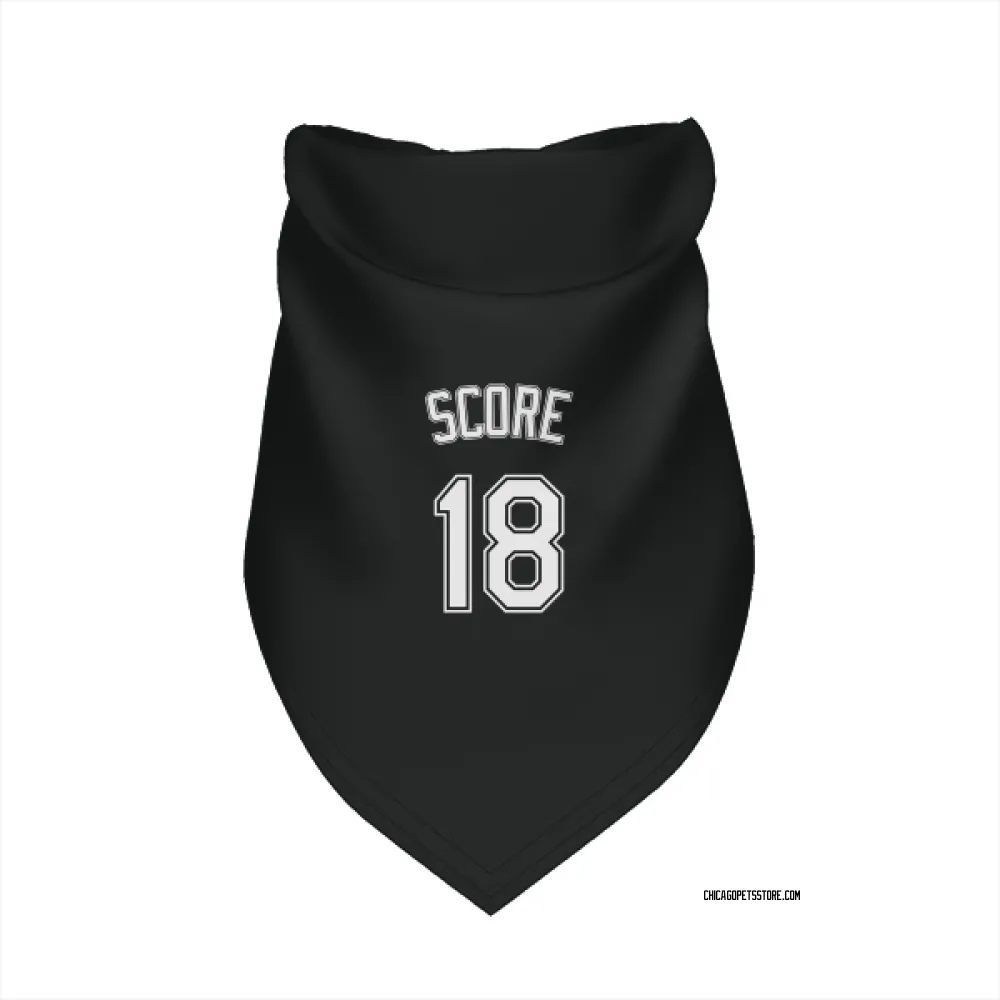 Chicago White Sox Herb Score Black Pet Bandana for Dog & Cat