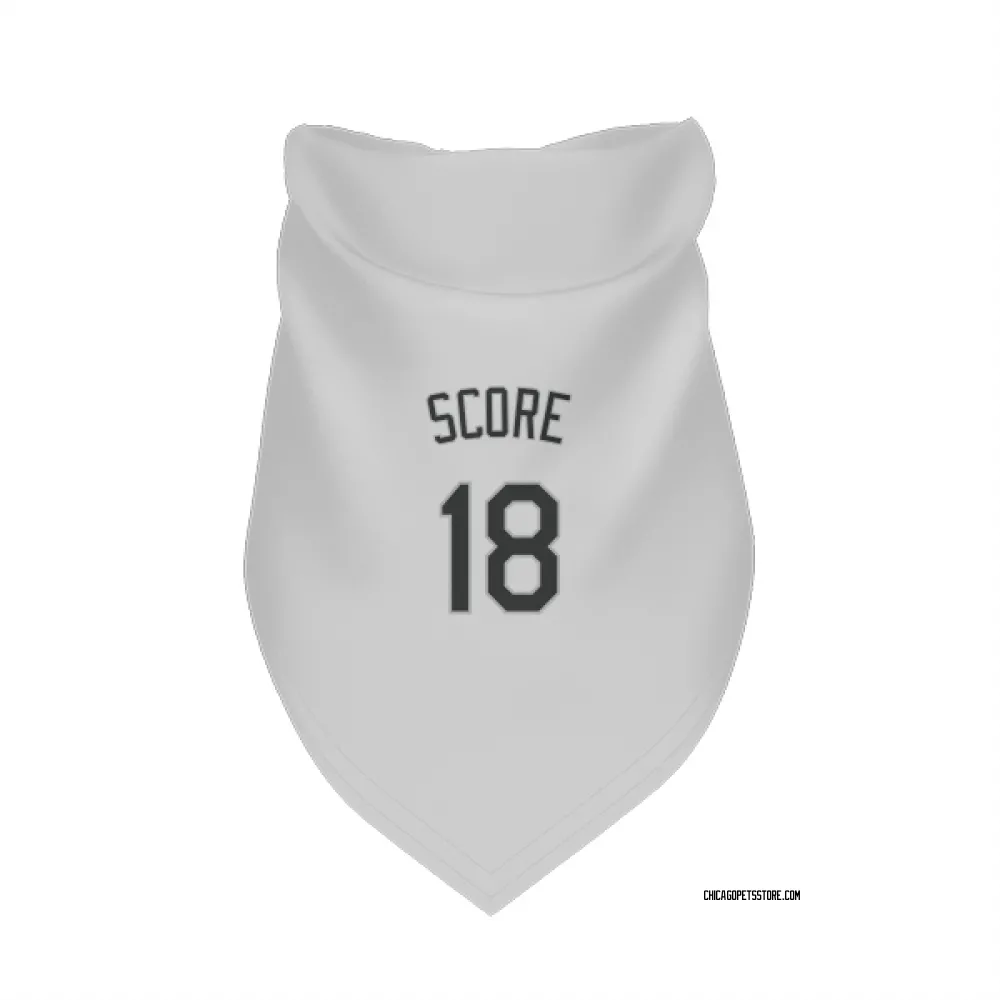 Chicago White Sox Herb Score White Pet Bandana for Dog & Cat