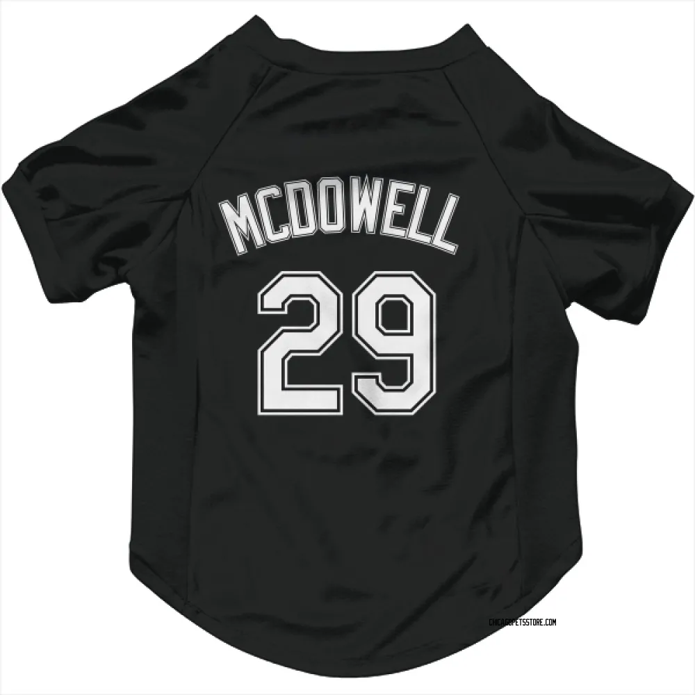 Chicago White Sox Jack Mcdowell Black Pet Jersey for Dog & Cat