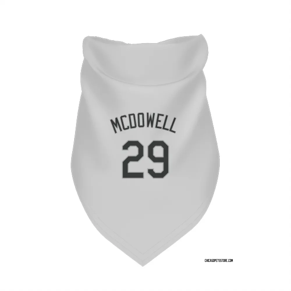 Chicago White Sox Jack Mcdowell White Pet Bandana for Dog & Cat