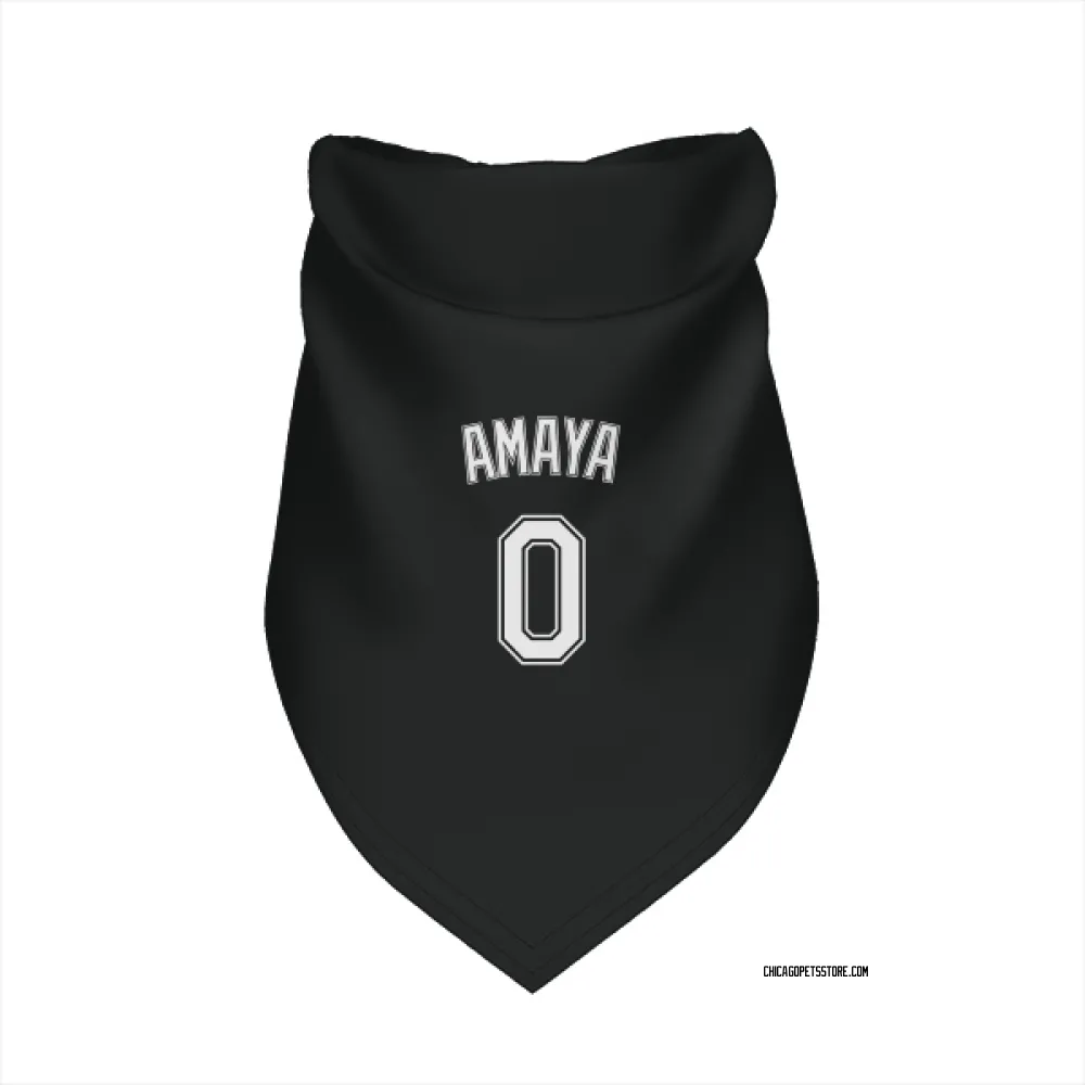 Chicago White Sox Jacob Amaya Black Pet Bandana for Dog & Cat