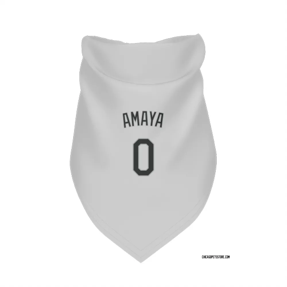 Chicago White Sox Jacob Amaya White Pet Bandana for Dog & Cat