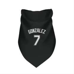 Chicago White Sox Jacob Gonzalez Black Pet Bandana for Dog & Cat
