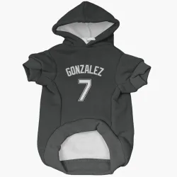 Chicago White Sox Jacob Gonzalez Black Pet Hoodie for Dog & Cat