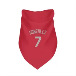 Chicago White Sox Jacob Gonzalez Red Pet Bandana for Dog & Cat