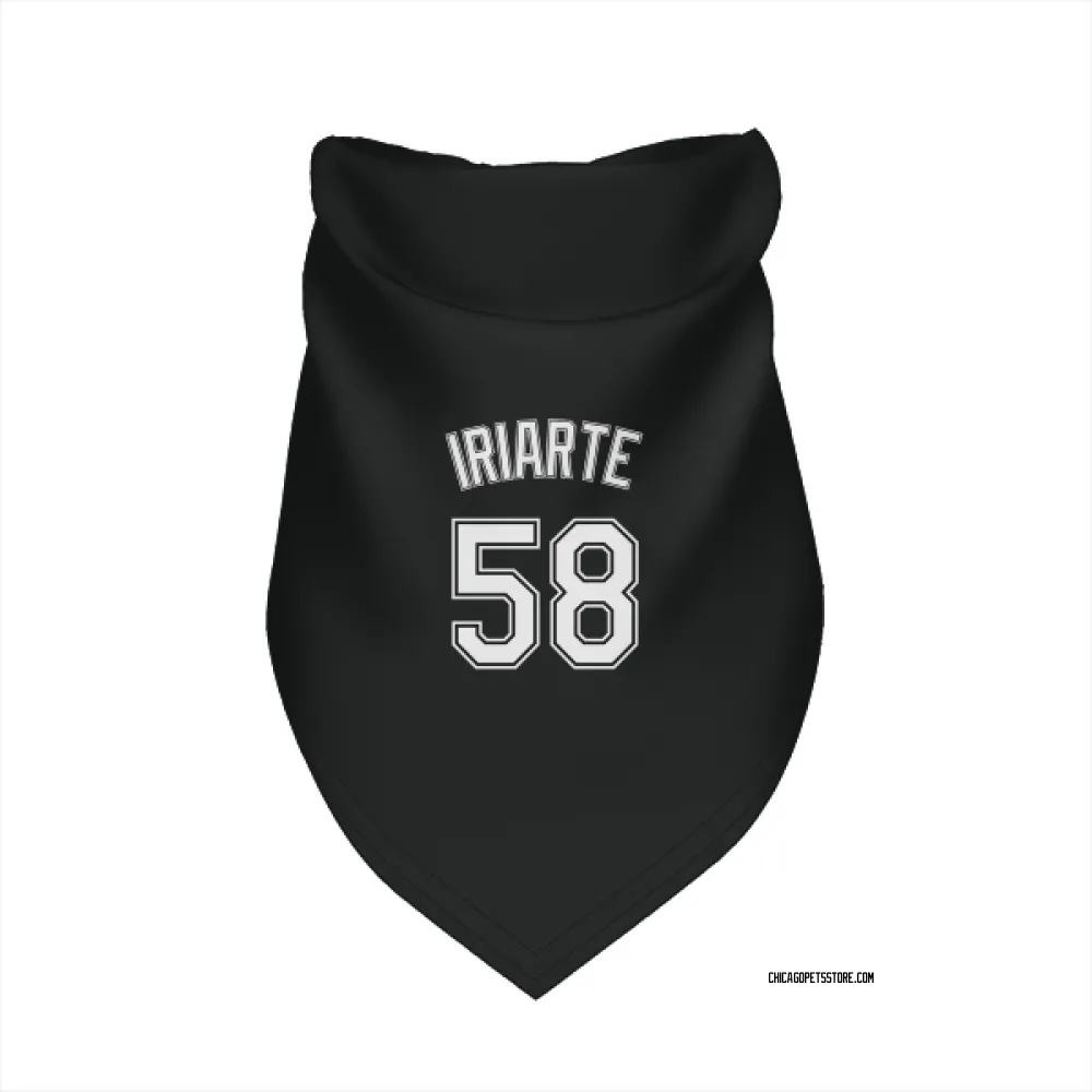 Chicago White Sox Jairo Iriarte Black Pet Bandana for Dog & Cat