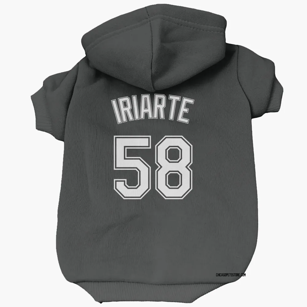 Chicago White Sox Jairo Iriarte Black Pet Hoodie for Dog & Cat