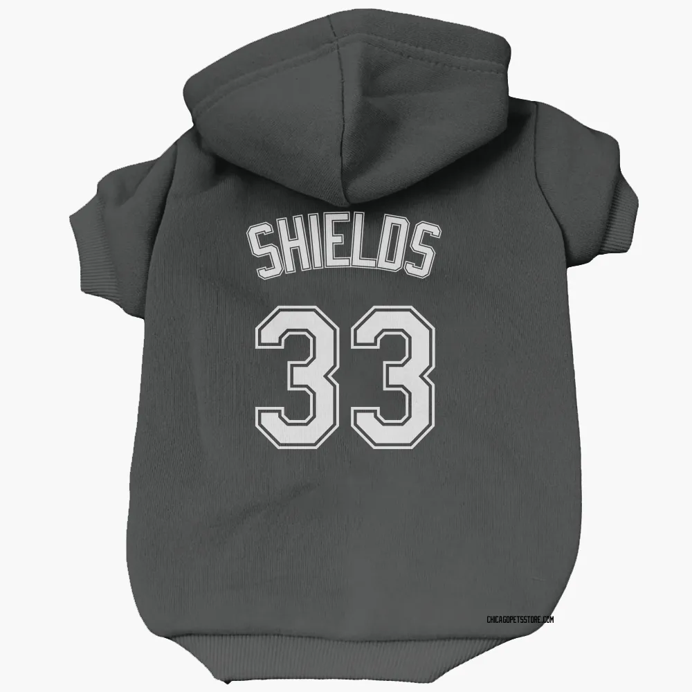 Chicago White Sox James Shields Black Pet Hoodie for Dog & Cat