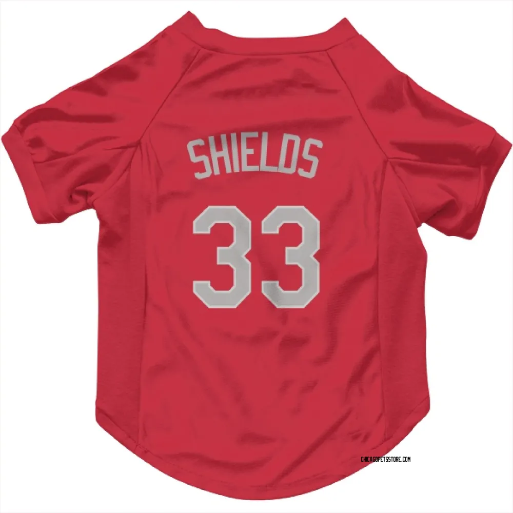 Chicago White Sox James Shields Red Pet Jersey for Dog & Cat