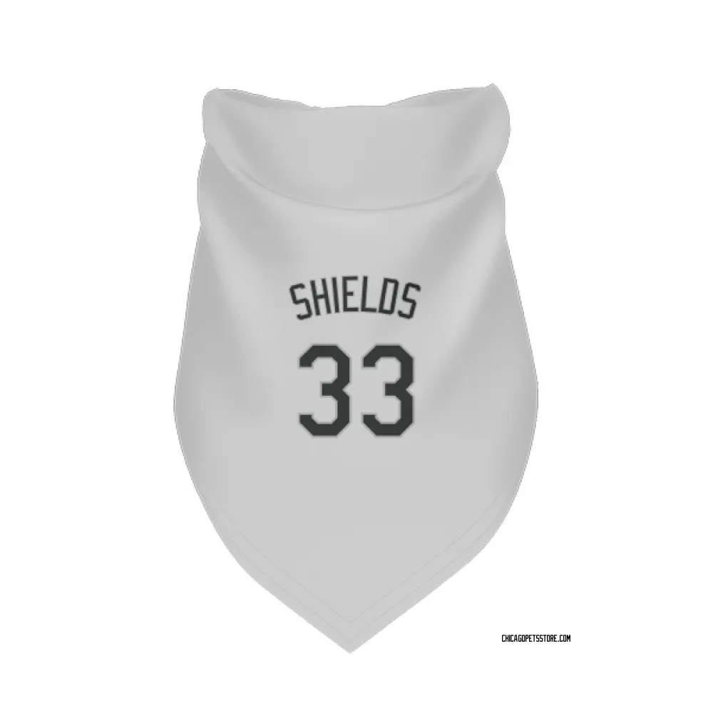 Chicago White Sox James Shields White Pet Bandana for Dog & Cat