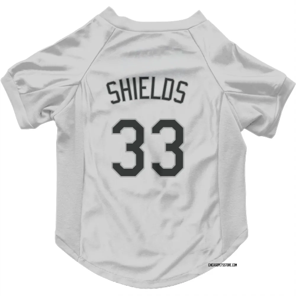 Chicago White Sox James Shields White Pet Jersey for Dog & Cat