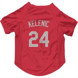 Chicago White Sox Jarred Kelenic Red Pet Jersey for Dog & Cat