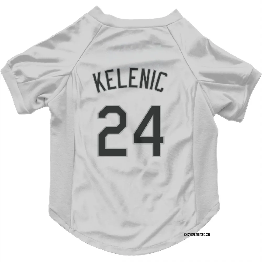 Chicago White Sox Jarred Kelenic White Pet Jersey for Dog & Cat