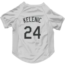 Chicago White Sox Jarred Kelenic White Pet Jersey for Dog & Cat