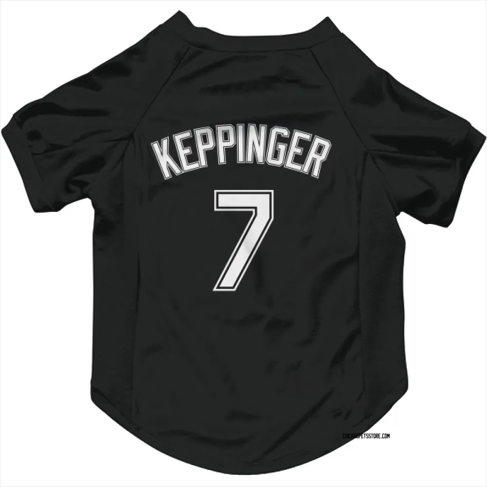 Chicago White Sox Jeff Keppinger Black Pet Jersey for Dog & Cat