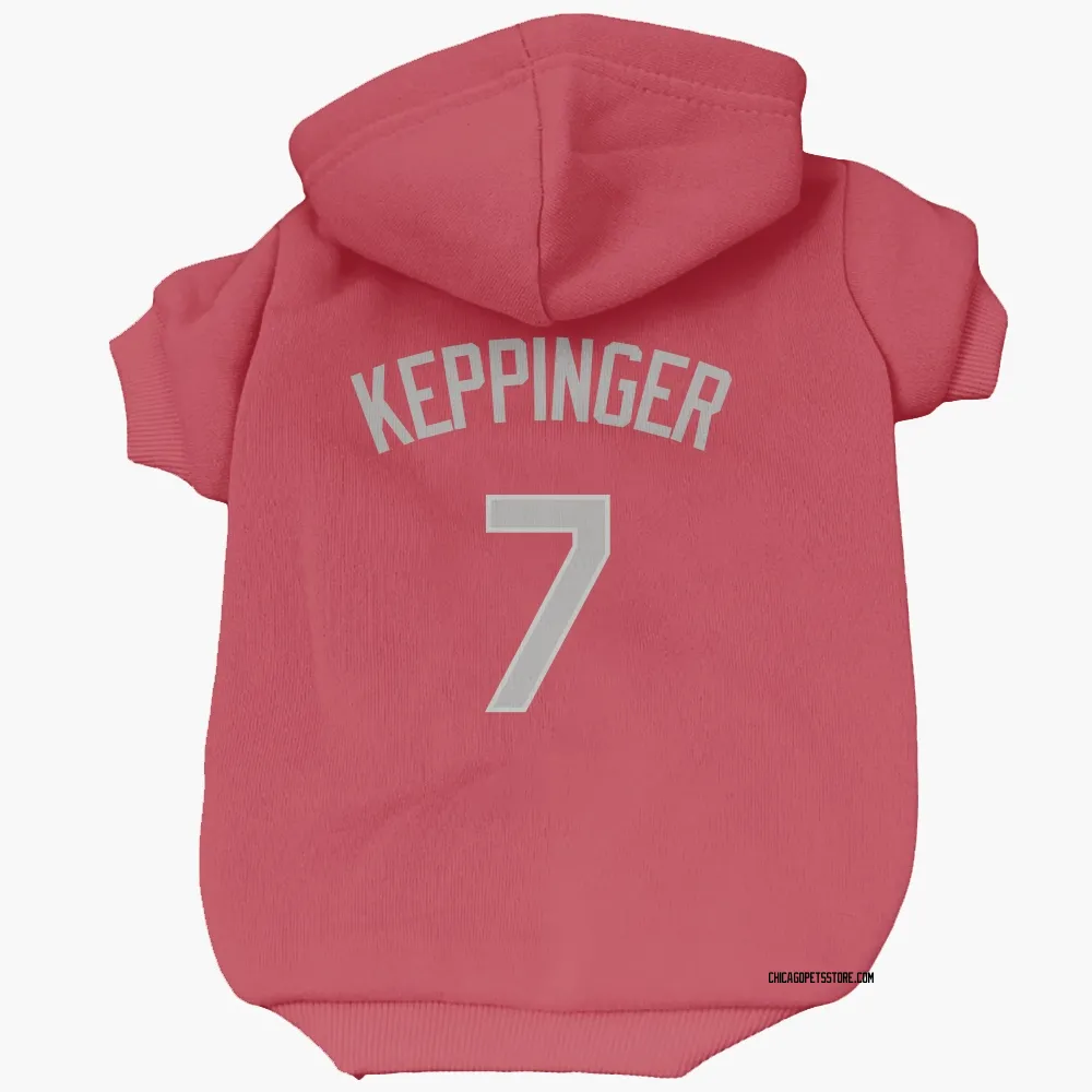 Chicago White Sox Jeff Keppinger Red Pet Hoodie for Dog & Cat