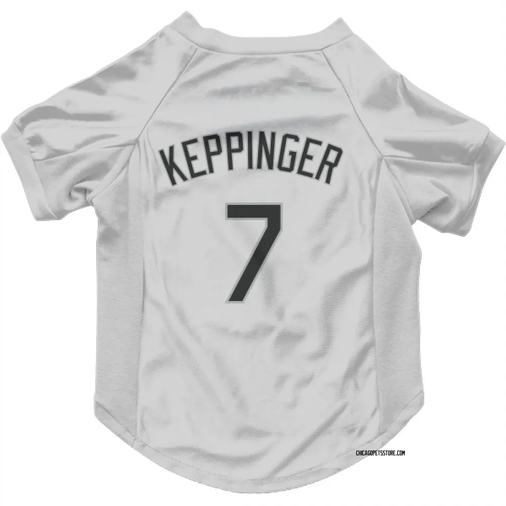 Chicago White Sox Jeff Keppinger White Pet Jersey for Dog & Cat