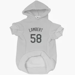 Chicago White Sox Jimmy Lambert White Pet Hoodie for Dog & Cat