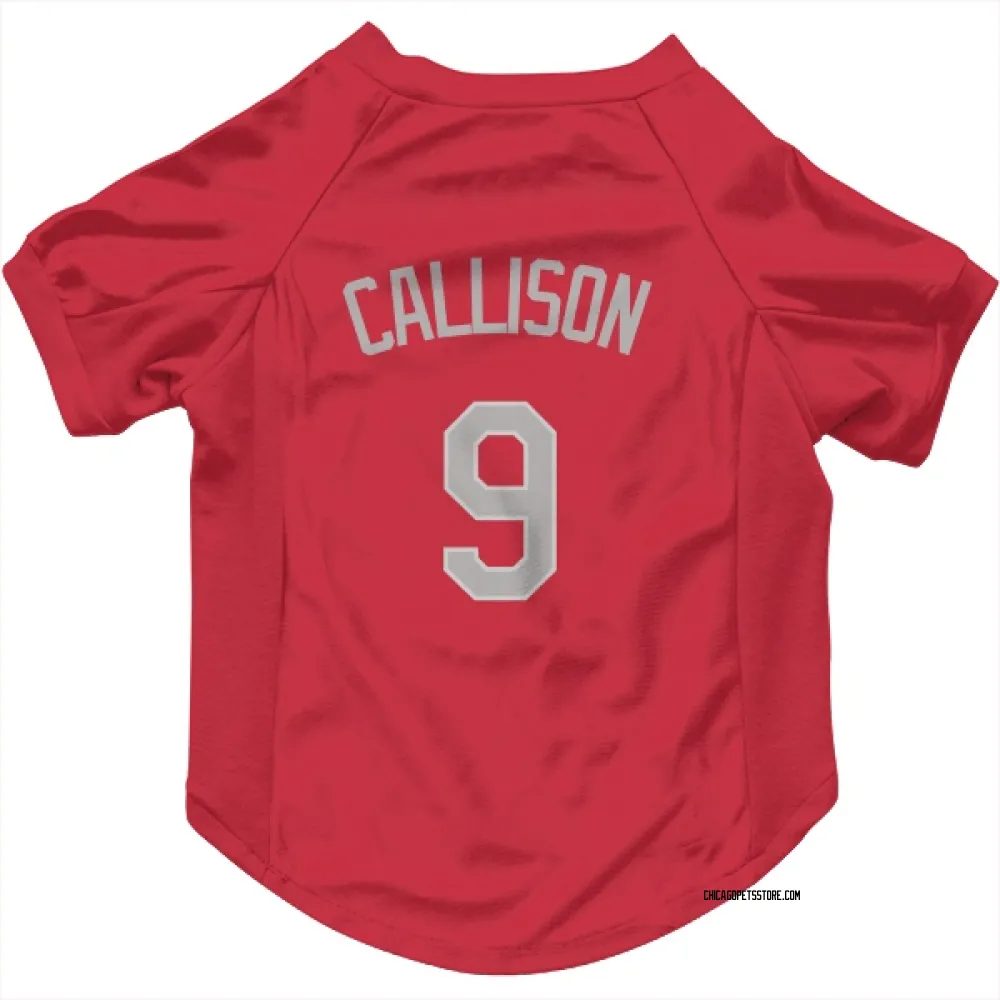 Chicago White Sox Johnny Callison Red Pet Jersey for Dog & Cat