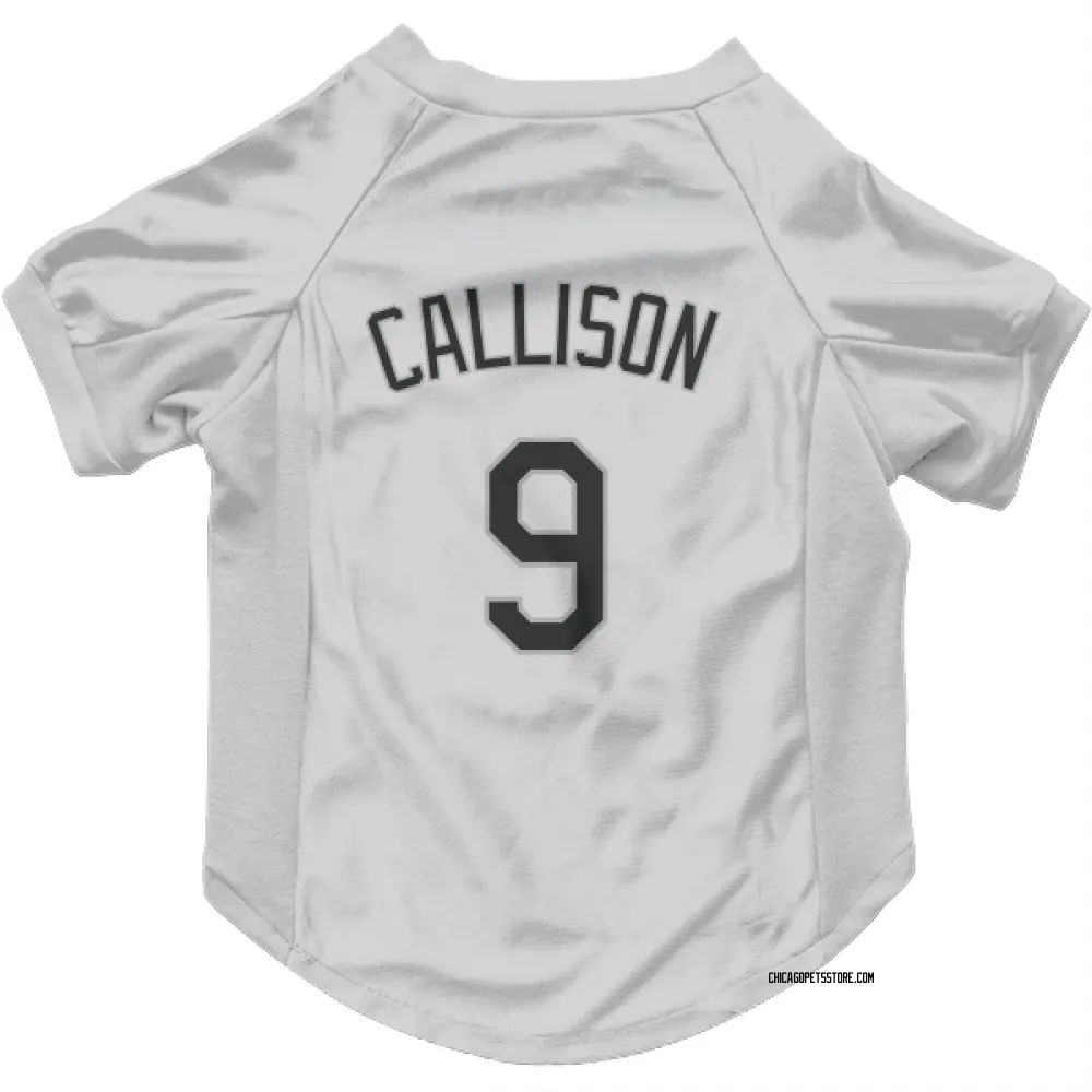 Chicago White Sox Johnny Callison White Pet Jersey for Dog & Cat
