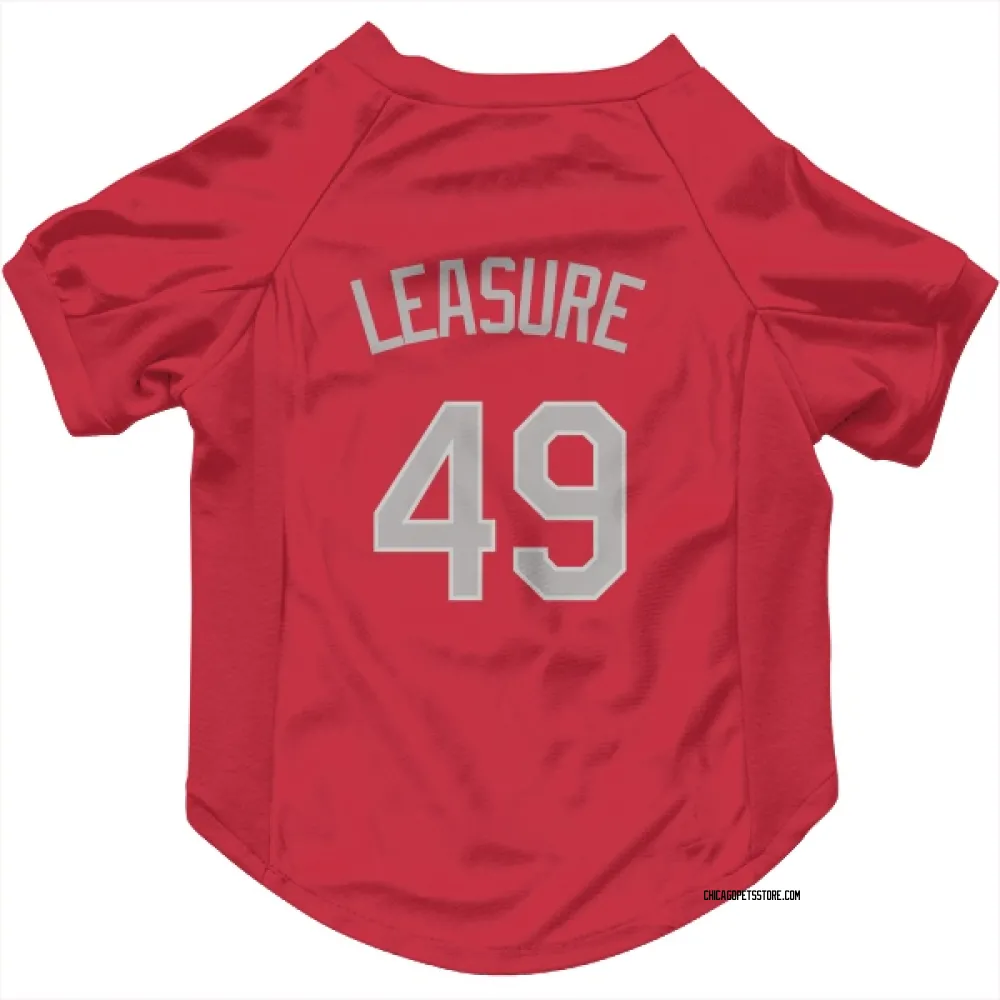 Chicago White Sox Jordan Leasure Red Pet Jersey for Dog & Cat
