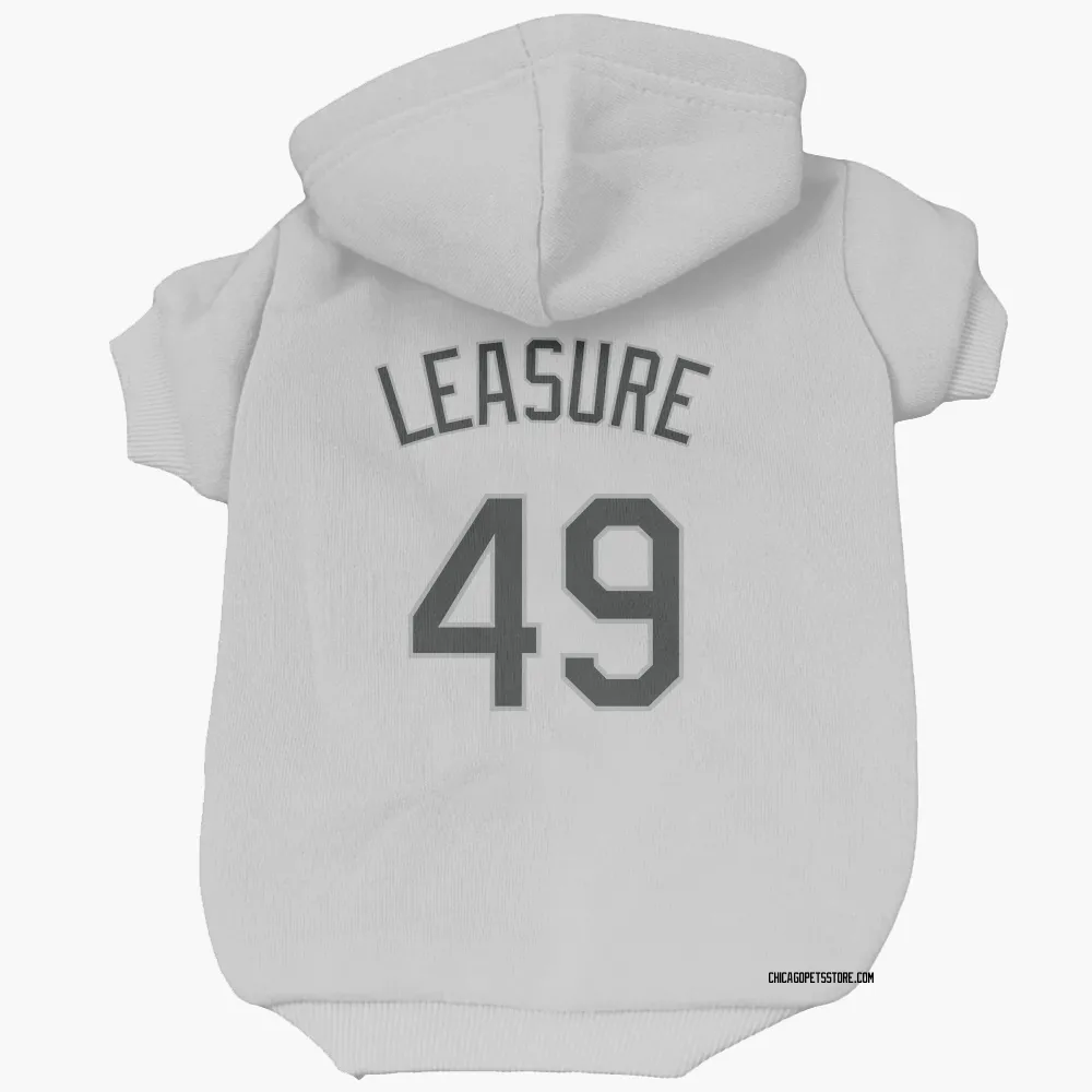 Chicago White Sox Jordan Leasure White Pet Hoodie for Dog & Cat