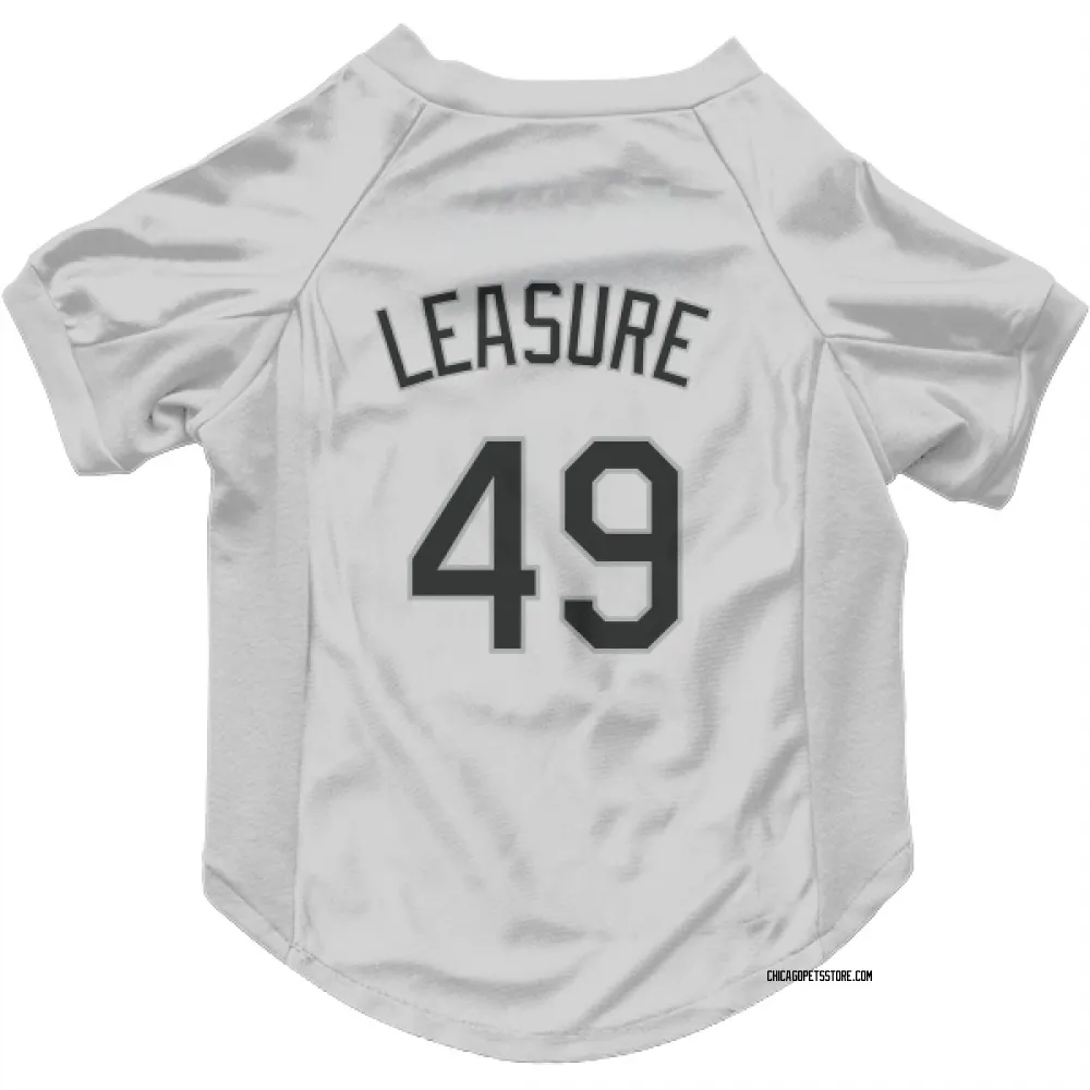 Chicago White Sox Jordan Leasure White Pet Jersey for Dog & Cat
