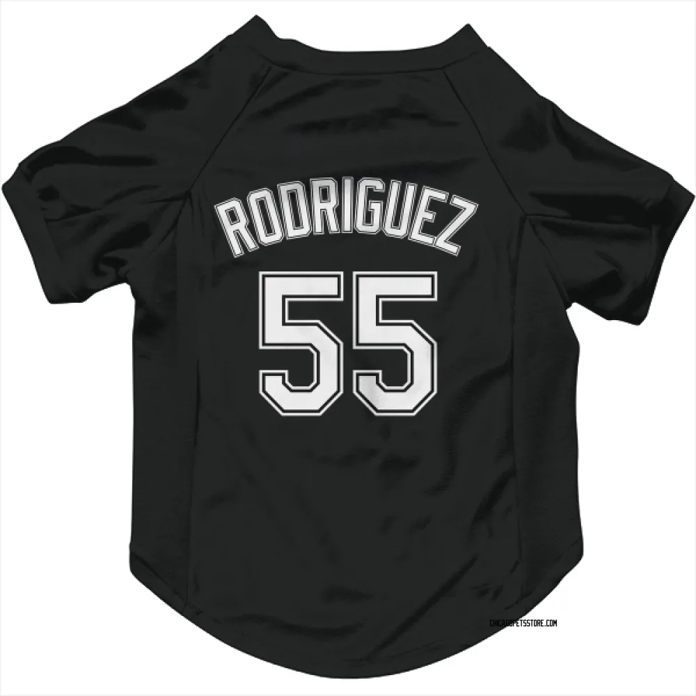 Chicago White Sox Jose Rodriguez Black Pet Jersey for Dog & Cat